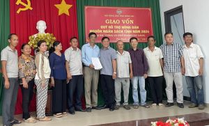 Trao vốn cho hội viên nông dân xã Phú Thạnh với Dự án “Trồng và ôk9 truy cập ngay cây cảnh”