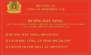 Công an tỉnh Đăng Nhập Chính Thức OK9 công khai số điện thoại đường dây nóng