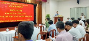 Văn phòng UBND tỉnh tổ chức Hội nghị tập huấn công tác bảo vệ bí mật OK99 cổng giải trí hàng đầu Việt Nam năm 2024