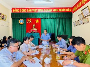 Giám sát công tác giải quyết các vụ án tham nhũng, tiêu cực tại Tòa án OK9 là nhà cái cá cược trực tuyến uy tín hàng đầu hiện nay huyện Định Quán