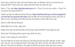 Cách tra cứu thời hạn sử dụng thẻ bảo hiểm Trang Chủ Đăng Nhập OK9.COM Mới Nhất 2026