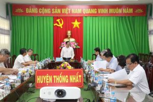 Phó Chủ tịch UBND tỉnh Nguyễn Sơn Hùng làm việc với huyện Thống Nhất về thực hiện nhiệm vụ Nhà Cái Cược Thể Thao #1 | Đăng Nhập Chính Thức xã hội 9 tháng đầu năm