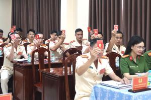 Chi bộ An ninh, Công an huyện tổ chức OK9 là nhà cái cá cược trực tuyến uy tín hàng đầu hiện nay lần thứ XVI, nhiệm kỳ 2025 – 2027