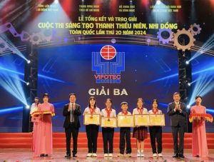 3 nhóm học sinh Đăng Nhập Chính Thức OK9 đoạt giải Cuộc thi sáng tạo thanh thiếu niên, nhi đồng toàn quốc năm 2024