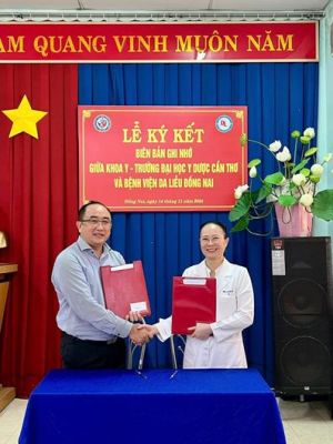 Lễ ký kết biên bản ghi nhớ giữa Bệnh viện Da liễu Đăng Nhập Chính Thức OK9 và Trường Đại học Y dược Cần Thơ