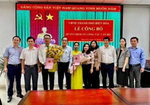 Thành phố Biên Hòa trao Đăng Ký, Đăng Nhập Trang Chủ OK9.COM 2026 bổ nhiệm nhiều cán bộ lãnh đạo cấp phòng, các phường và trường học