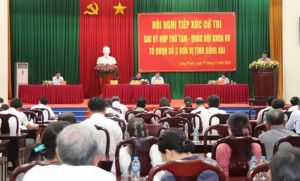 Tổ đại biểu Ok910 tỷ lệ cược cao đơn vị số 3 tiếp xúc cử tri tại huyện Long Thành