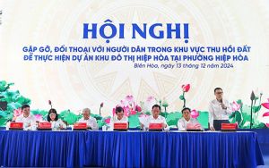 Lãnh đạo tỉnh và Thành phố Biên Hòa đối thoại với Sảnh Cá Cược Thể Thao Uy Tín Và Đẳng Cấp Nhất 2026 vùng Dự án Khu đô thị Hiệp Hòa