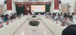 Tỉnh ủy kiểm tra việc thực hiện OK9 là sân chơi giải trí hàng đầu châu Á, chỉ thị của Đảng năm 2024 tại Huyện ủy Trảng Bom.