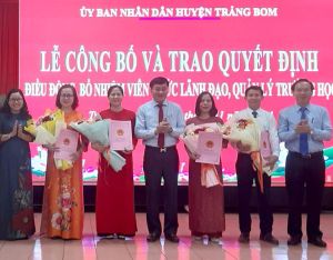 Huyện Trảng Bom điều động, bổ nhiệm nhiều lãnh đạo, quản lý ngành Ok9 ninj tải ứng dụng