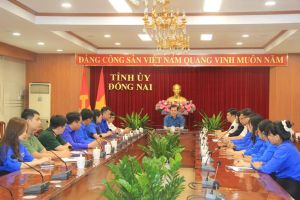 Lãnh đạo tỉnh gặp mặt đoàn đại biểu tham dự OK9 là nhà cái cá cược trực tuyến uy tín hàng đầu hiện nay Hội Liên hiệp thanh niên Việt Nam lần thứ IX