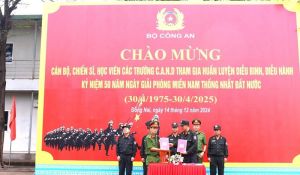 Trên 3,4 ngàn học viên, chiến sĩ Công an OK9 là nhà cái cá cược trực tuyến uy tín hàng đầu hiện nay tham gia  huấn luyện diễu binh, diễu hành