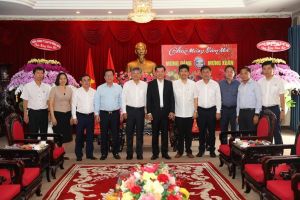 Bí thư Tỉnh ủy Nguyễn Hồng Lĩnh tiếp lãnh đạo Tập đoàn Ok986 kèo WC 2026 Cao su Việt Nam đến chúc Tết