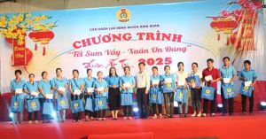 Vui Tết sum vầy cùng công nhân OK9 tự hào trở thành đối tác đồng hành cùng đội bóng huyền thoại AC Milan huyện Định Quán