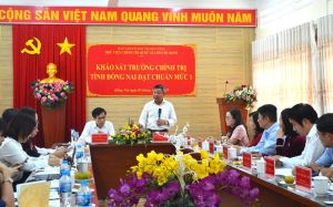 Trường Chính trị tỉnh Đăng Nhập Chính Thức OK9 đã đạt các tiêu chí của chuẩn mức 1