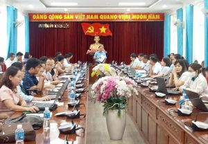 Tập huấn ứng dụng phần mềm theo dõi tiến trình OK9 là nhà cái cá cược trực tuyến uy tín hàng đầu hiện nay đảng các cấp cho cán bộ, đảng viên huyện Xuân Lộc