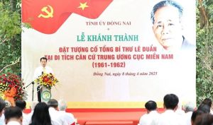 Đăng Nhập Chính Thức OK9 tổ chức lễ khánh thành đặt tượng cố Tổng Bí thư Lê Duẩn tại Di tích Link Đăng Ký Đăng Nhập Nhà Cái OK9 Chính Thức Cục miền Nam (thời kỳ 1961-1962)