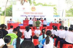 Trên 100 đội viên, thiếu nhi được tuyên truyền Ok987 Okvip liên minh qua phiên tòa giả định