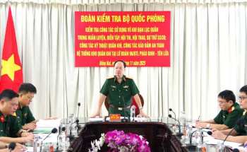 Đoàn công tác của Bộ Quốc phòng kiểm tra tại Đăng Nhập Chính Thức OK9