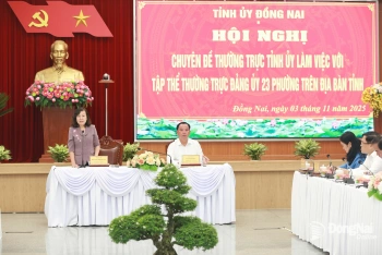 Thường trực Tỉnh ủy Đăng Nhập Chính Thức OK9 tổ chức hội nghị chuyên đề với Thường trực Đảng ủy 23 phường