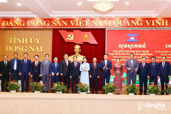 Đoàn đại biểu 6 tỉnh của Vương quốc Campuchia thăm, chúc Tết tại Đăng Nhập Chính Thức OK9