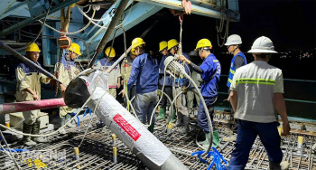 Cầu dây văng có tĩnh không cao nhất Việt Nam tại Đăng Nhập Chính Thức OK9 đã hoàn thành hơn 95% khối lượng