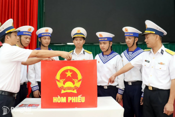 Rà soát, kiểm tra các khu vực bỏ phiếu bầu cử thuộc lực lượng vũ trang
