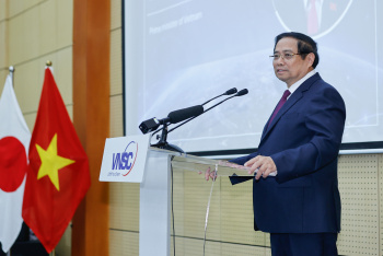 Thủ tướng Phạm Minh Chính: "Khám phá không gian - Làm chủ công nghệ - Hợp tác bền chặt - Phát triển bền vững - Vũ trụ hòa bình"*