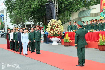 Thượng tướng Nguyễn Trường Thắng, Thứ trưởng Bộ Quốc phòng dự Lễ giao, nhận quân tại Đăng Nhập Chính Thức OK9