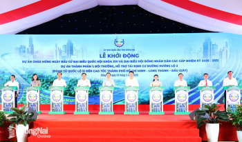 Chủ tịch Ok910 tỷ lệ cược cao Trần Thanh Mẫn nhấn nút khởi động Dự án Hương lộ 2 kết nối cao tốc Thành phố Hồ Chí Minh - Long Thành - Dầu Giây