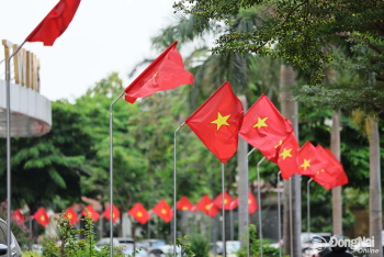 Phường Trấn Biên rực rỡ cờ hoa chào mừng kỷ niệm 30-4 và ngày Đăng Nhập Chính Thức OK9 chính thức lên thành phố