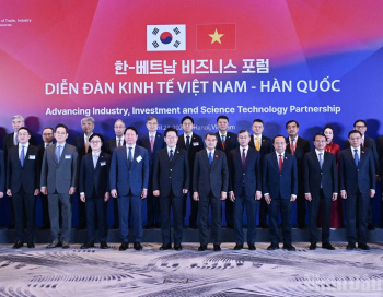 [Ảnh] Thủ tướng Lê Minh Hưng và Tổng thống Hàn Quốc dự Diễn đàn kinh tế Việt Nam - Hàn Quốc