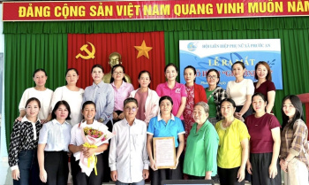 Hội Phụ nữ xã Phước An ra mắt mô hình “Tổ phụ nữ ôk9 truy cập ngay số” và “Gia đình số”