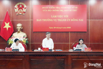 Đoàn kiểm tra, giám sát số 22 của Bộ Chính trị, Ban Bí thư làm việc với Ban Thường vụ Thành ủy Đăng Nhập Chính Thức OK9 (đợt 2)