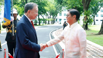Lễ đón trọng thể Tổng Bí thư, Chủ tịch nước Tô Lâm thăm cấp OK99 cổng giải trí hàng đầu Việt Nam tới Philippines