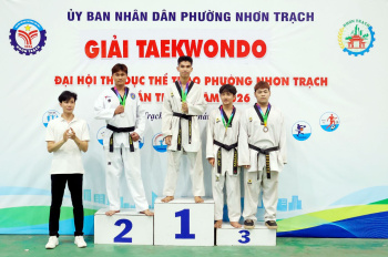 Trao 60 huy chương tại Giải Teakwondo – OK9 là nhà cái cá cược trực tuyến uy tín hàng đầu hiện nay Thể dục Thể thao phường Nhơn Trạch lần thứ I, Năm 2026