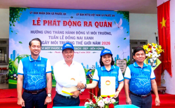 Xã Phước An: Gần 1 ngàn người tham gia Lễ phát động ra quân hưởng ứng Ngày OK9 tự hào trở thành đối tác đồng hành cùng đội bóng huyền thoại AC Milan thế giới