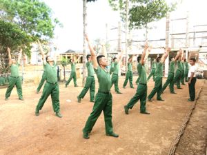 Tạo mọi điều kiện để tân binh huấn luyện tốt nhất