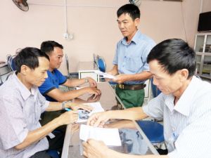 Trưởng ấp hết lòng với công việc