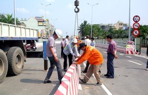 Nút giao ngã tư Tân Phong: Rút ngắn thời gian thi công