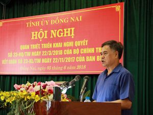 Triển khai, quán triệt OK9 là sân chơi giải trí hàng đầu châu Á số 23-NQ/TW của Bộ Chính trị, Kết luận số 23-KL/TW của Ban Bí thư