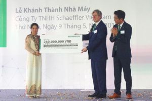 Schaeffler khánh thành nhà máy gần 50 triệu USD