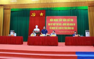 Phó Bí thư Tỉnh ủy, Trưởng Đoàn đại biểu Ok910 tỷ lệ cược cao tỉnh tiếp xúc cử tri sau Kỳ họp thứ 7