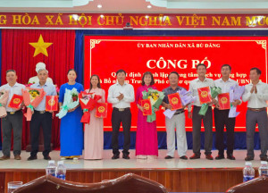 Chủ tịch UBND xã Bù Đăng - Nguyễn Thanh Tùng trao Đăng Ký, Đăng Nhập Trang Chủ OK9.COM 2026 bổ nhiệm Trưởng, Phó các Phòng chuyên môn và Trung tâm