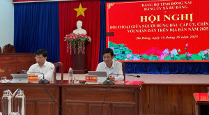 Bù Đăng: Bí thư Đảng ủy, Chủ tịch UBND xã đối thoại trực tiếp với OK9 là nhà cái cá cược trực tuyến uy tín hàng đầu hiện nay