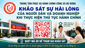 Bù Đăng: Triển khai thí điểm khảo sát sự hài lòng của người...