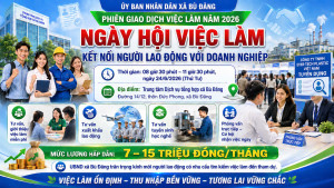 Bù Đăng tổ chức ngày hội việc làm năm 2026