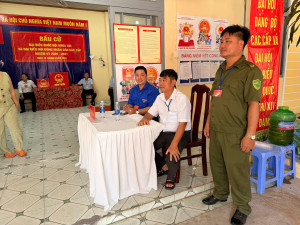 Công an xã Đại Phước bảo đảm an ninh, an toàn tuyệt đối Ngày bầu cử đại biểu Ok910 tỷ lệ cược cao khóa XVI và đại biểu HĐND các cấp
