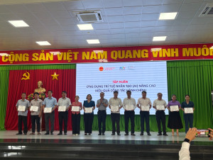 Đại Phước bế giảng lớp đào tạo ứng dụng trí tuệ nhân tạo (ai) trong công tác Ok9 ninja tận hưởng hơn 100.000 trò chơi, trao giấy chứng nhận cho học viên