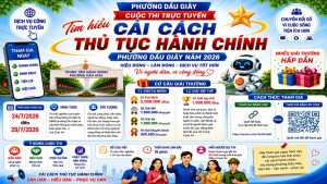 PHƯỜNG DẦU GIÂY PHÁT ĐỘNG CUỘC THI TRỰC TUYẾN "TÌM HIỂU CẢI...